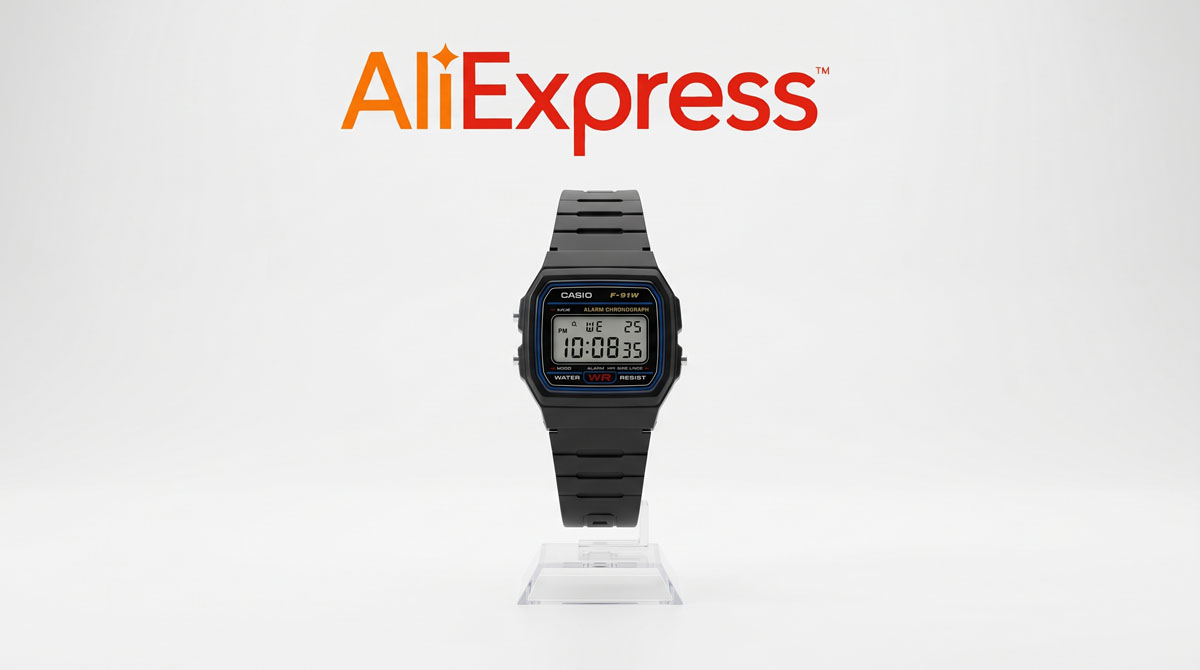 คู่มือซื้อ Casio F-91W บน AliExpress สำหรับผู้ซื้อในไทย