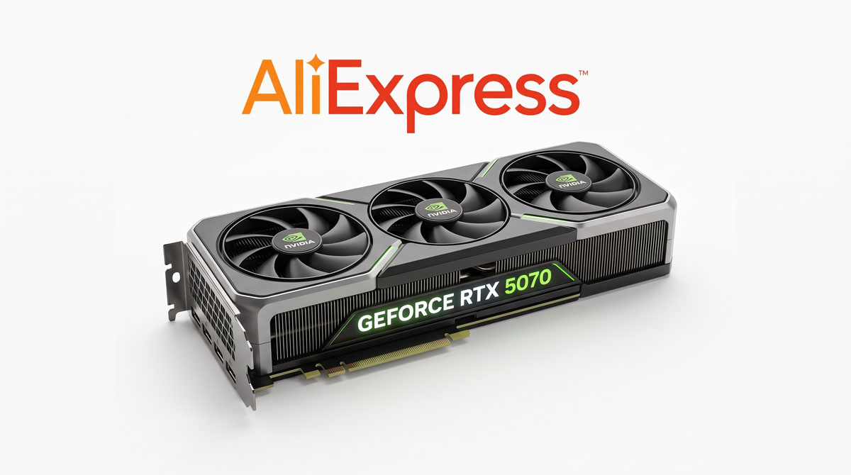 การ์ดจอ NVIDIA GeForce RTX 5070 บน AliExpress สำหรับผู้ใช้งานในประเทศไทย